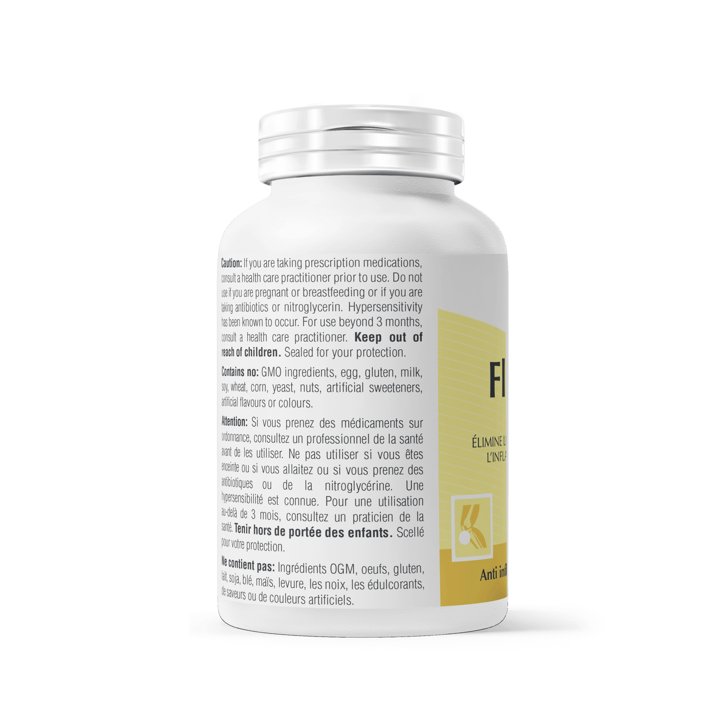 FlavoNAC™ bottle featuring antioxidants for respiratory wellness and lung function support.