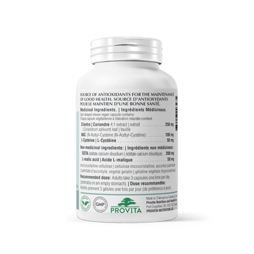HMD (Heavy Metal Detox) supplement bottle for advanced detoxification and cellular health support.